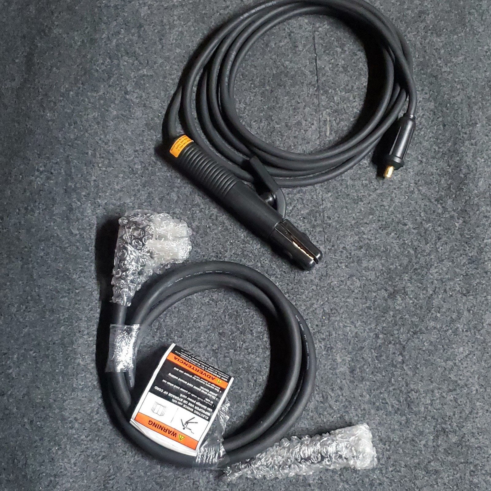 Electrode Holder & Cable with Copper Electrode for Stick Welding