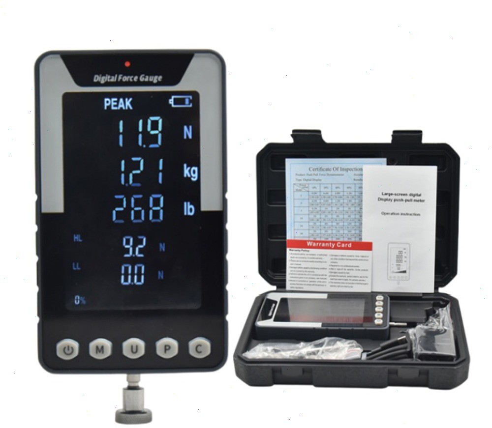 Digital Push-pull Meter with Max Load Value 3N 0.3Kg 0.65Lb Test Range 0.3-3N.m