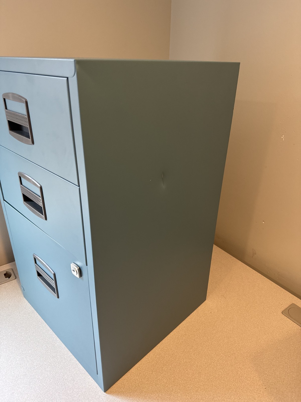NEW! Bisley 3-Drawer Home File Cabinet – Doulton Blue **REDUCED PRICE**