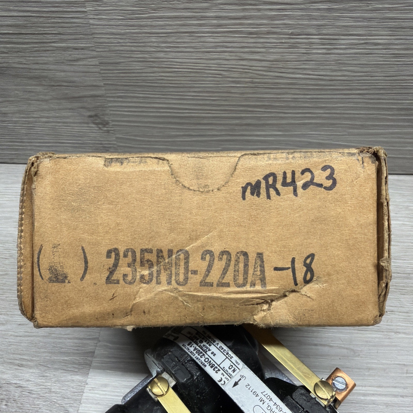 MDI 235NO-220A-18 Mercury Contactor, 2-Pole 35 Amp @ 600V, 208/240VAC Coil
