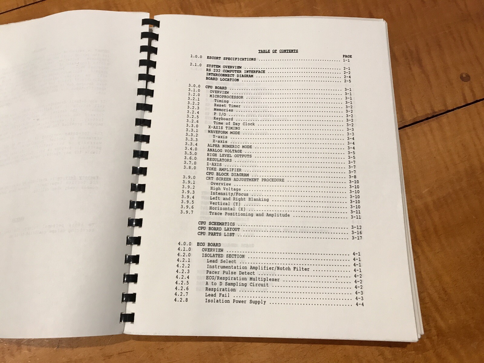 ESCORT Patient Monitor Instructions Manual 100/200 100T 200T Medical Electronics