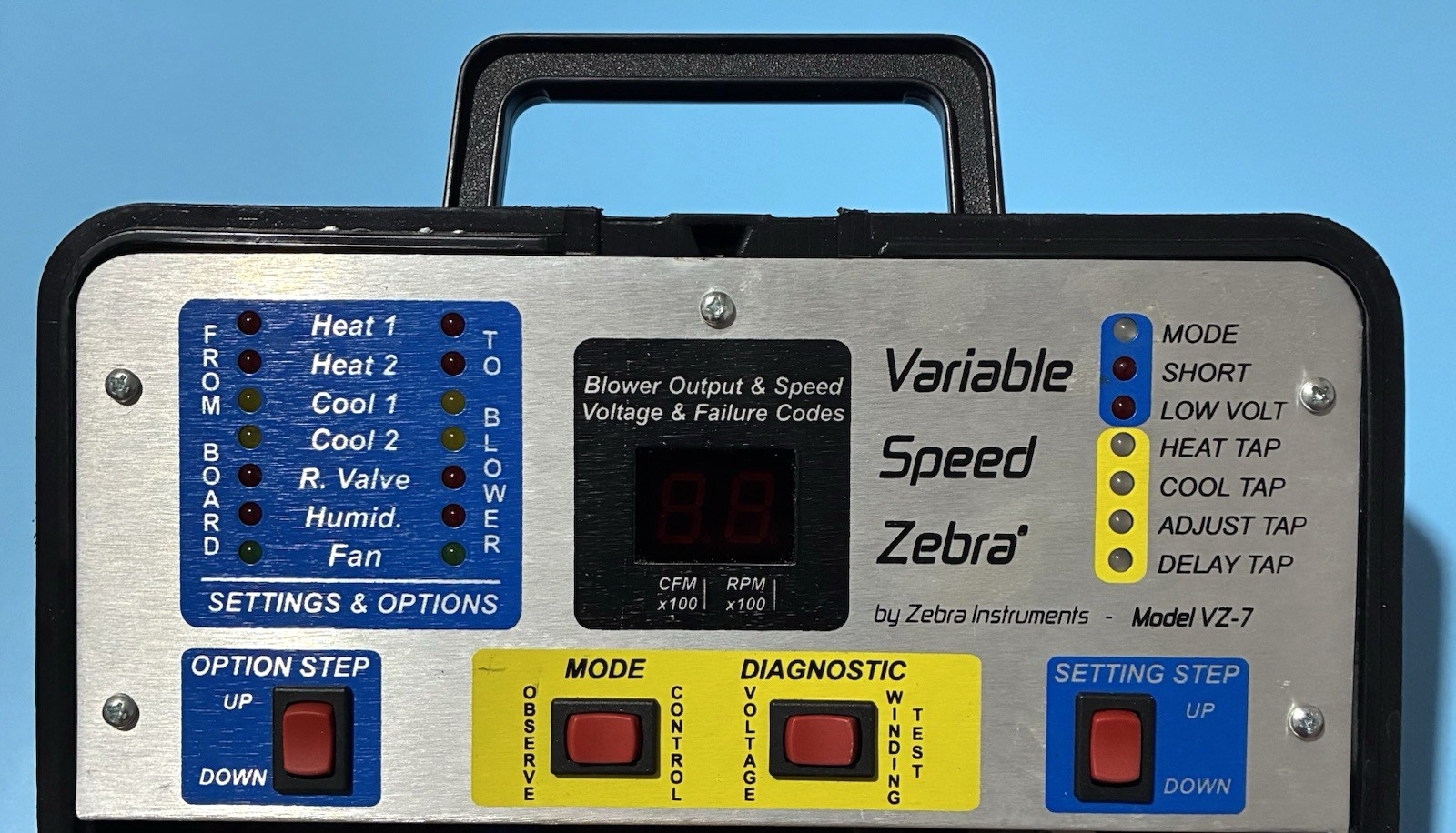 Zebra Instruments: Variable Speed Zebra Model VZ-7