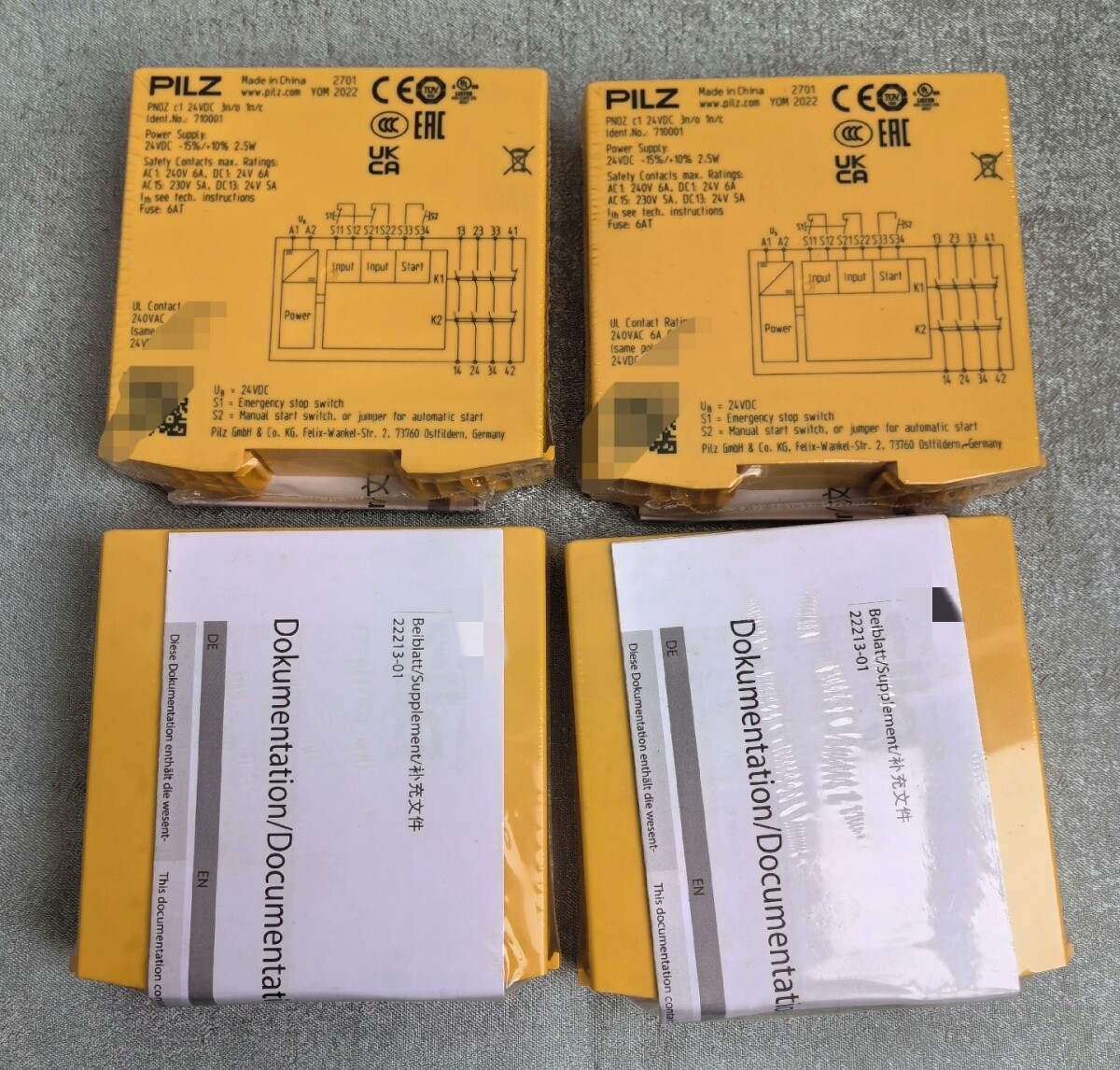 Pilz 710001 safety relay Brand New air transport