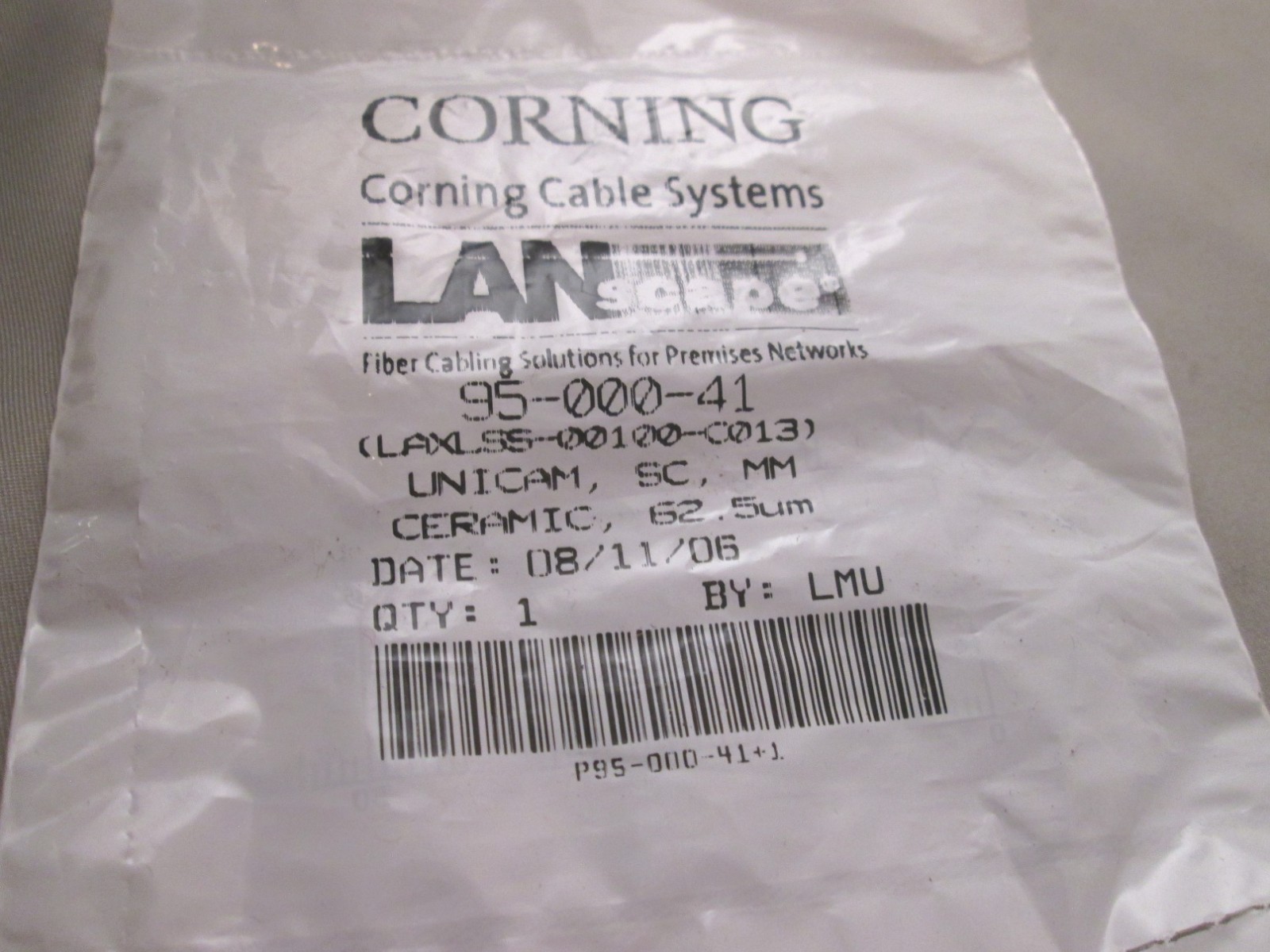 Corning TKT-UNICAM-CTS Fiber UniCam Optic Termination Toolkit used good cond
