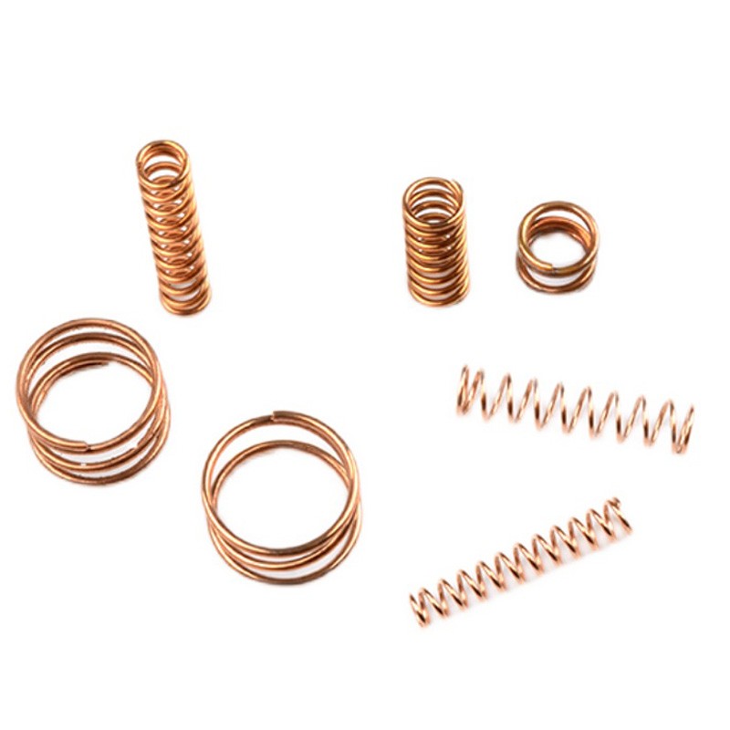 10pcs Phosphor Copper Compression Spring Pressure Spring Wire Diameter 0.2-1.2mm
