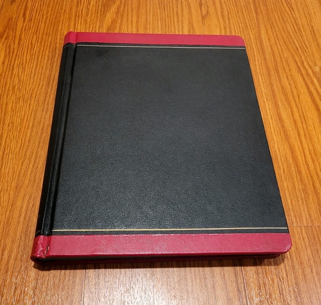 NATIONAL BLANK BOOK COMPANY Hardcover Ledger Accounting #58-403 D-3