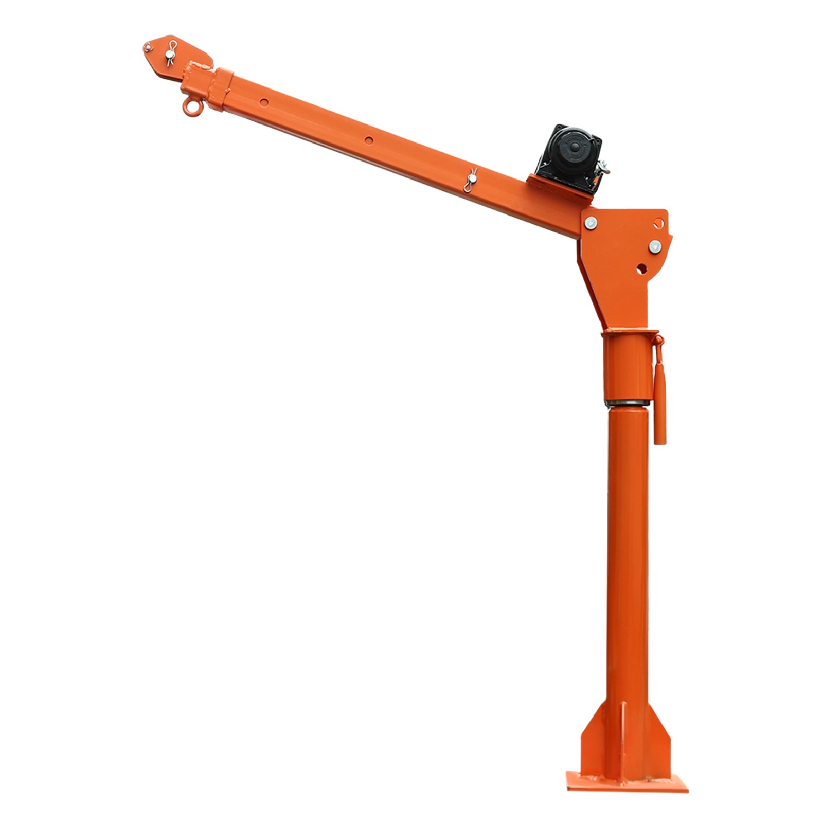 1100LB Truck-Mounted Crane Hoist with 12V Electric Winch Pickup Truck Jib Cranes