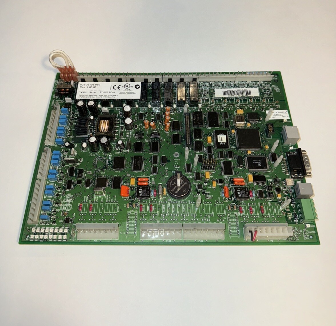 JOHNSON CONTROLS CONTROL BOARD 025-36103-010 RY10207 Rev H , YK-DCU1311-0