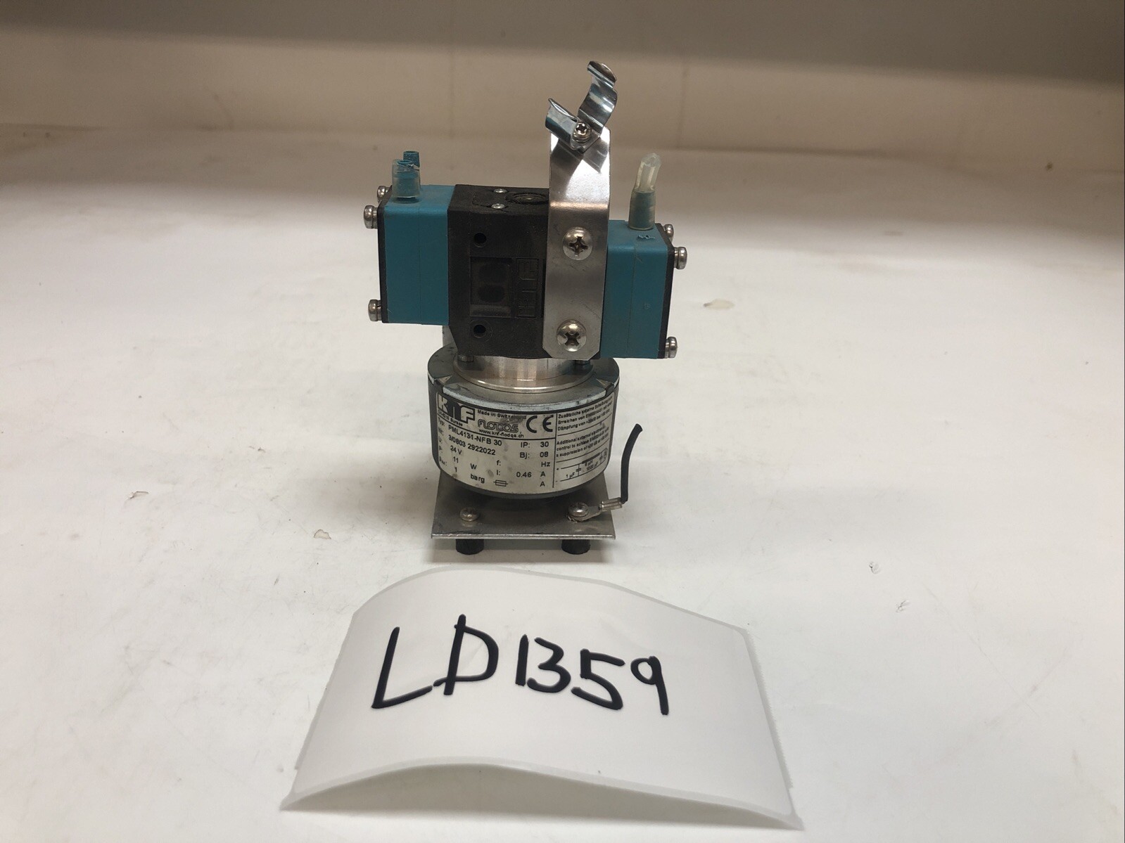 1 Used KNF PML4131-NFB 30 Diaphragm Liquid Pump 0.46A 24VDC, IP: 30, Bj: 08