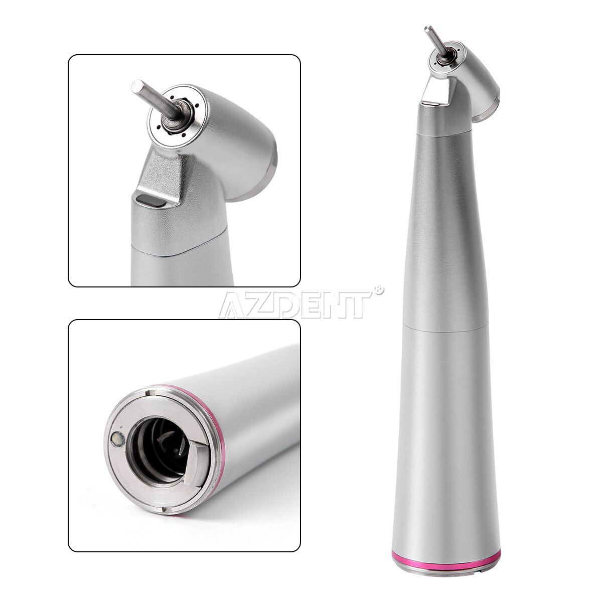 AZDENT Dental Optic Fiber 1:4.2 increasing Handpiece 45°Angle Fit FG 1.6mm