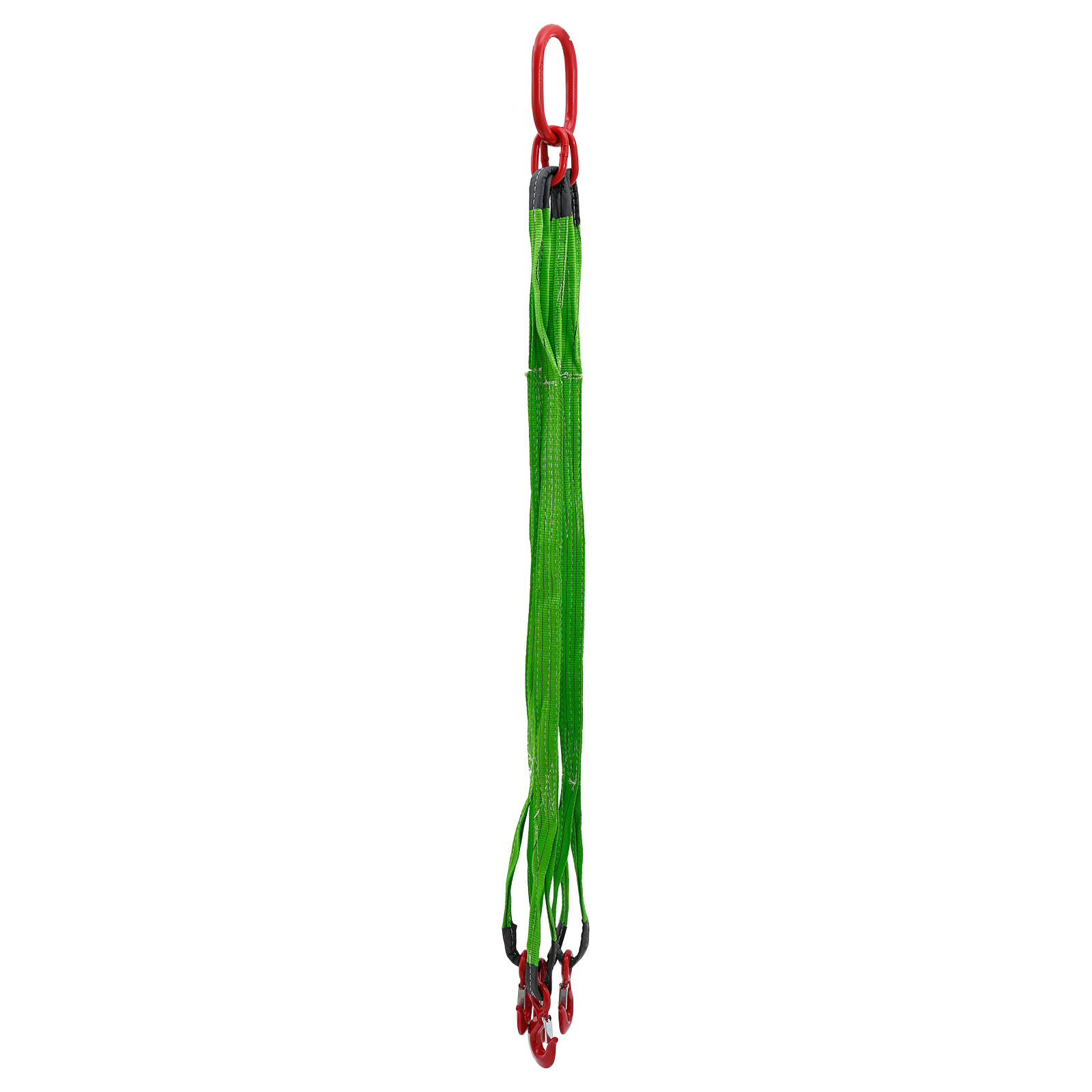 6T/13227 lbs 4.9ft 2.17in Chain Sling Polyester Lifting Sling with 4 Hooks NEW