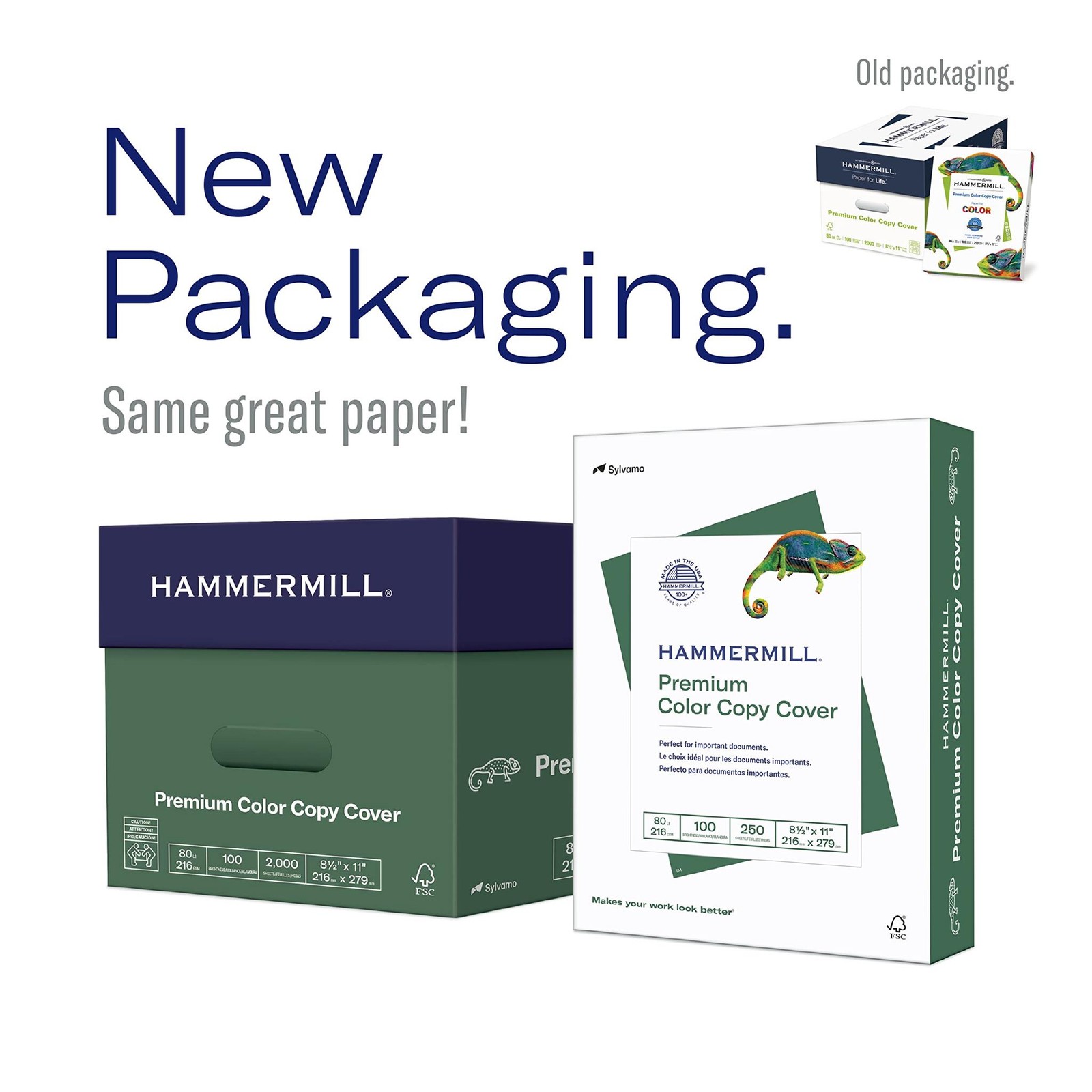 Hammermill Cardstock, Premium Color Copy, 80 lb, 11 x 17-4 Pack (1,000 Sheets) –