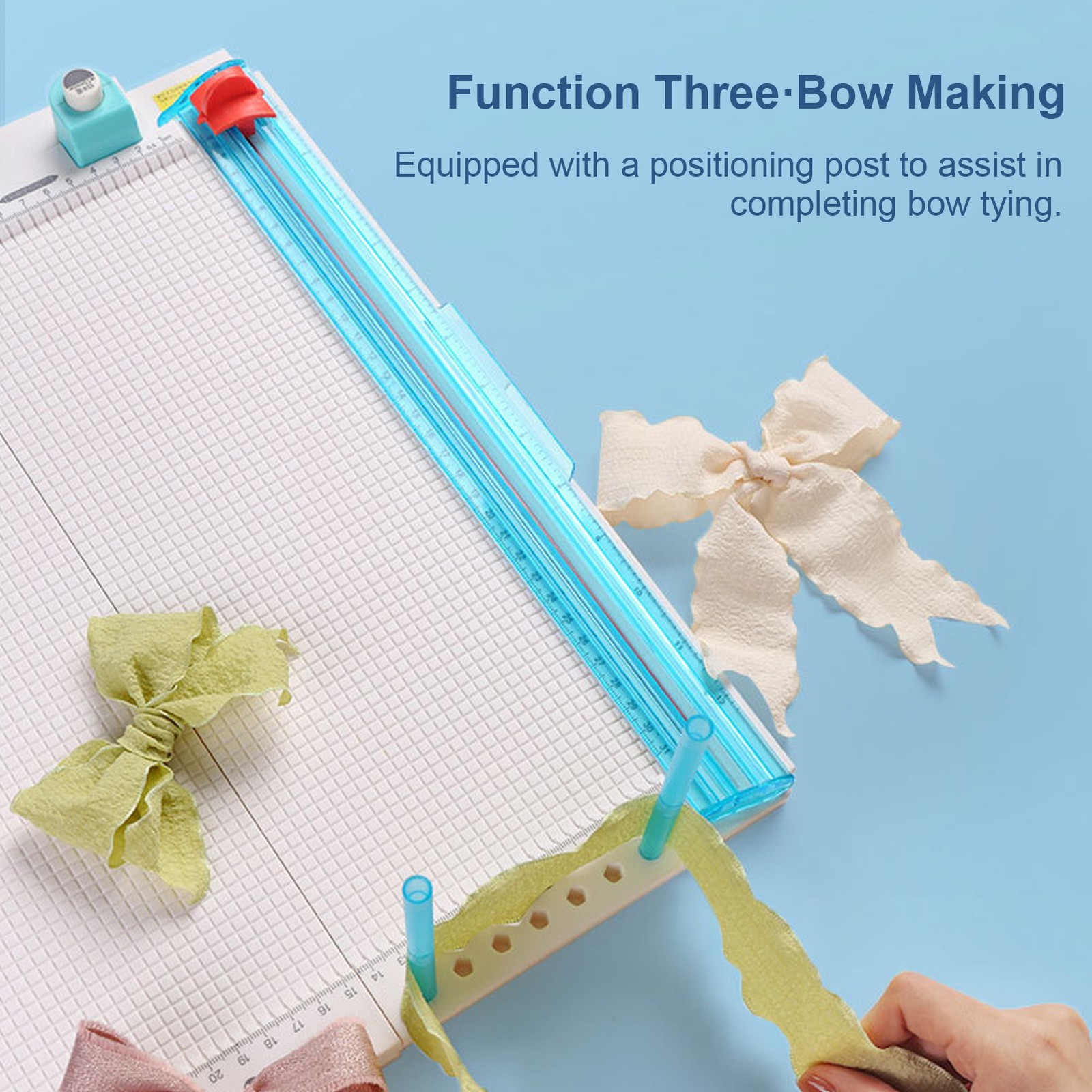 12.2in Paper Trimmer Scoring Board Craft Paper Cutter Folding Scorer 7 In 1 NY
