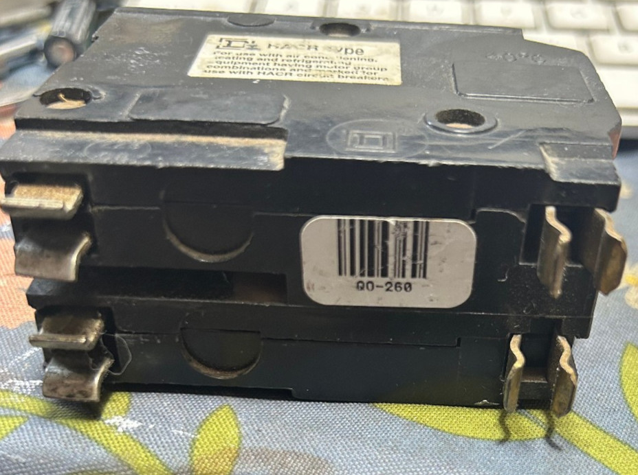 Square D QO260 60 A Miniature Circuit Breaker
