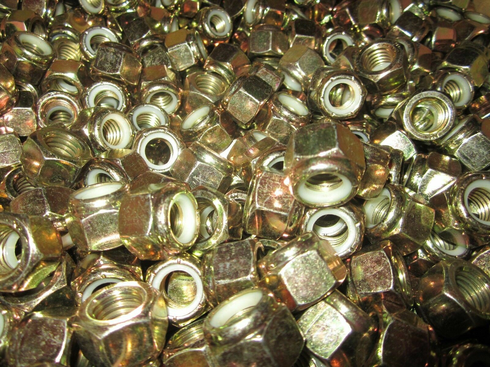 300PC Grade 8 Nylon Insert Lock Nuts 1/4-20, 5/16-18, and 3/8-16 100 Per Size
