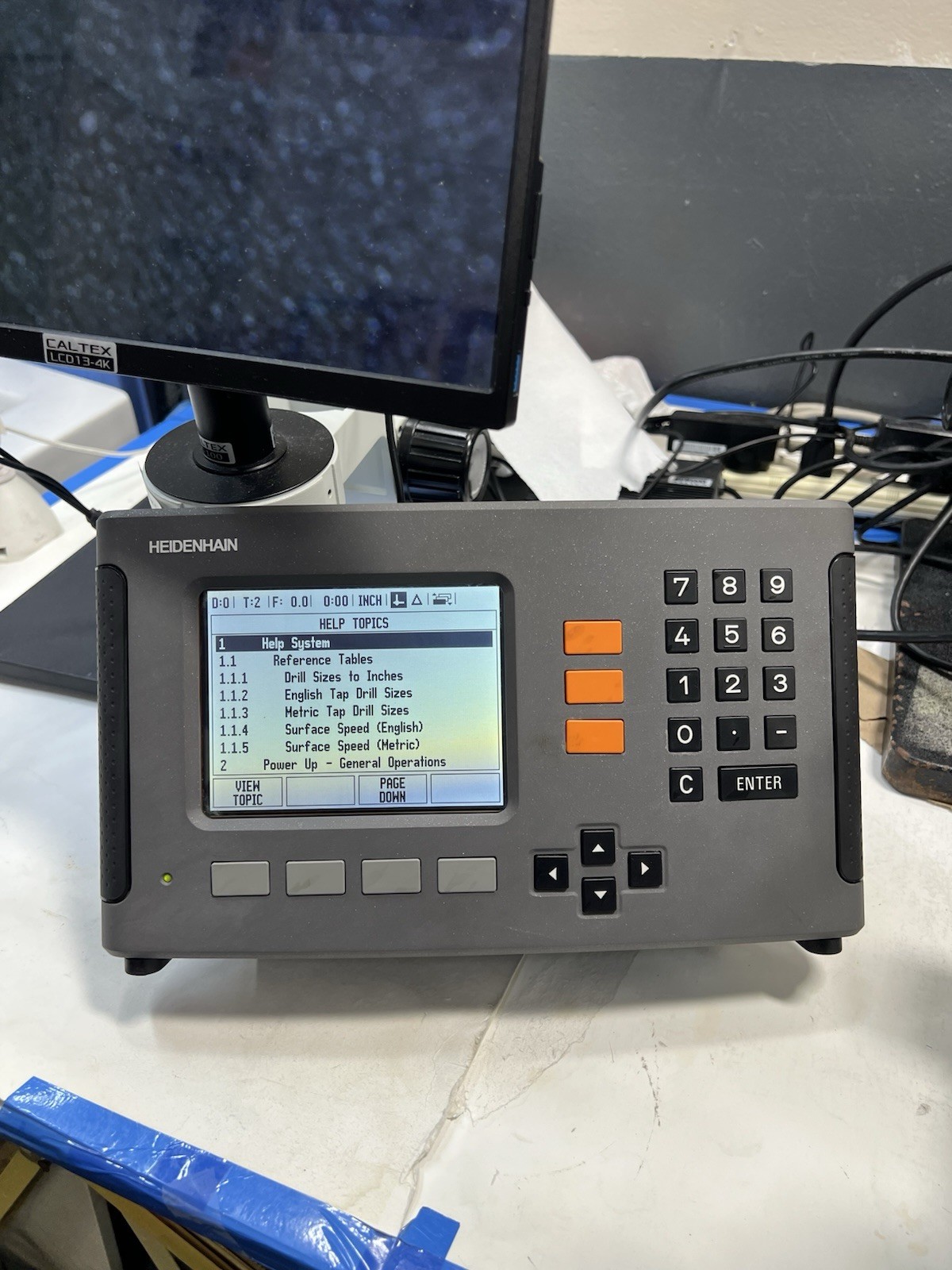 Heidenhain ND 780 ID 520 010-01 panel/Software Version 2.0.4
