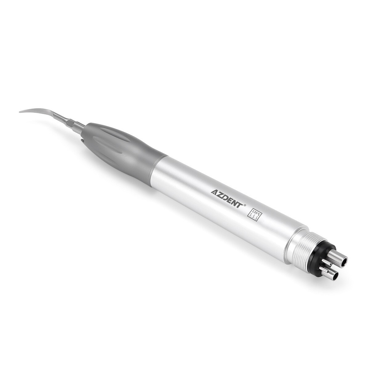 AZDENT Dental Ultrasonic Air Perio Scaler Handpiece 4 Hole with 3 Tips USA