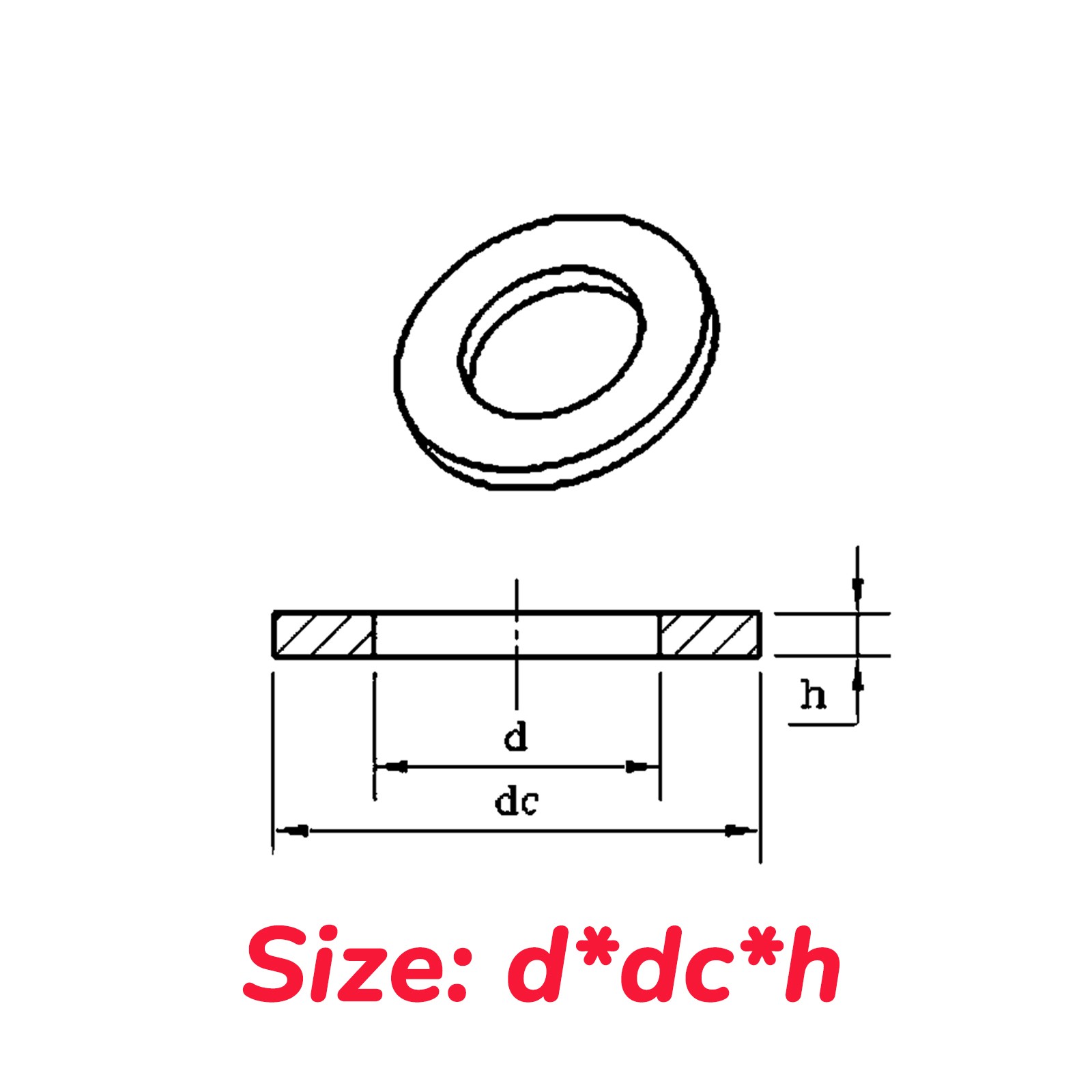 Flat Hardware Washer Zinc Plated Steel DIN 125A Metric – M2 M2.5 M3 M4 M5 M6