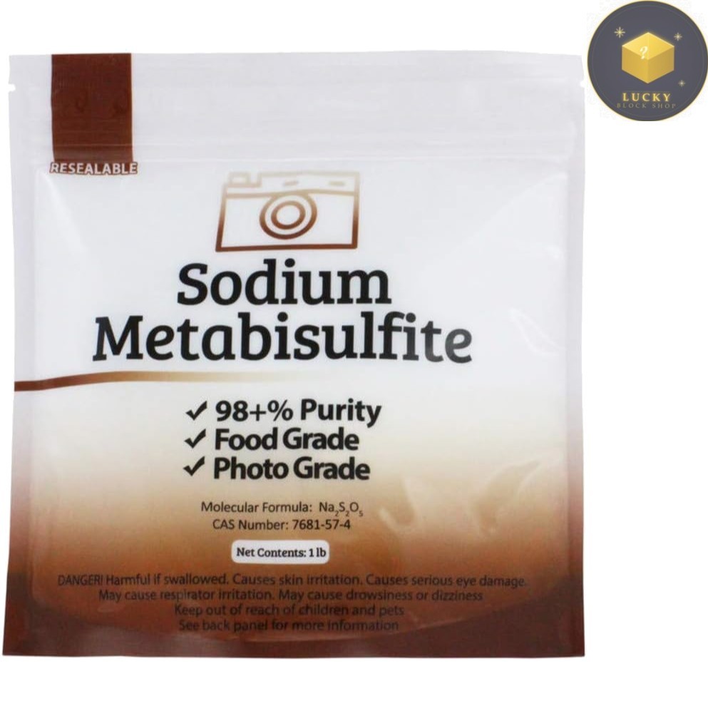 Versatile 1 lb Sodium Metabisulfite – Food & Photo Grade, Fine Granular Crystals