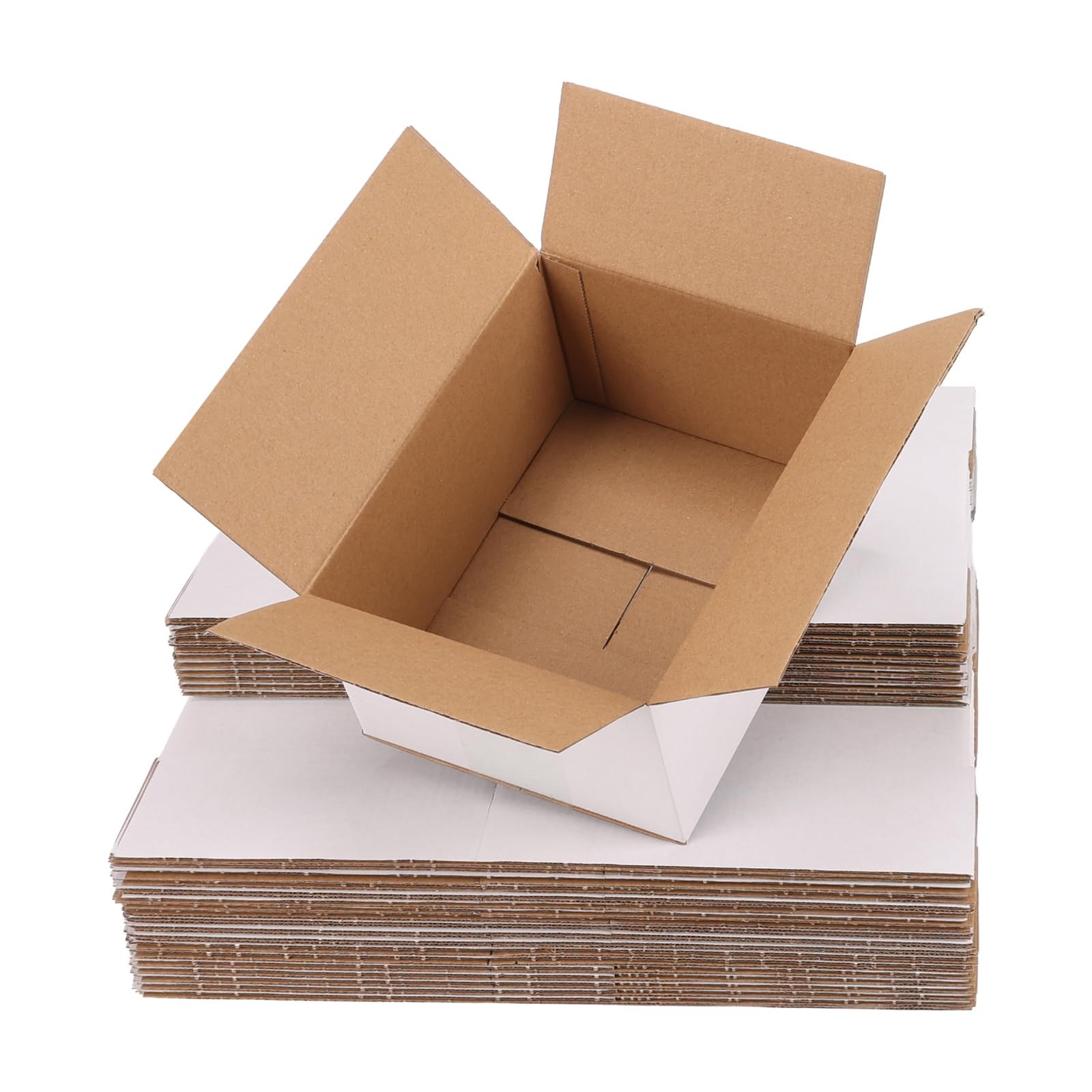 8x6x4 inch Shipping Boxes White Set of 30, Inner Size 7.9×5.9×3.9 inch Corrug…