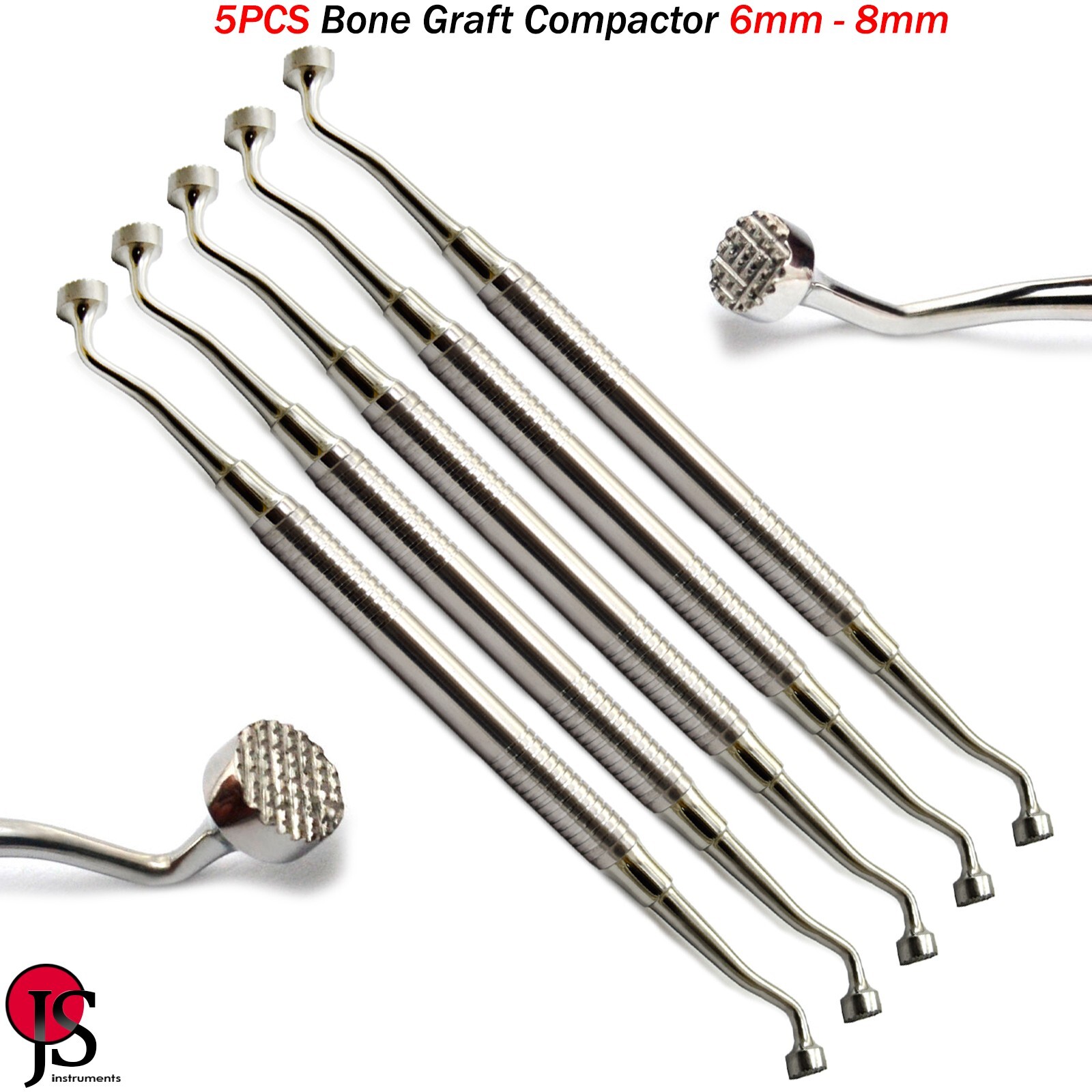 Dental Bone Compactor Packer Bone Grafting Instruments Plugger Condenser Implant