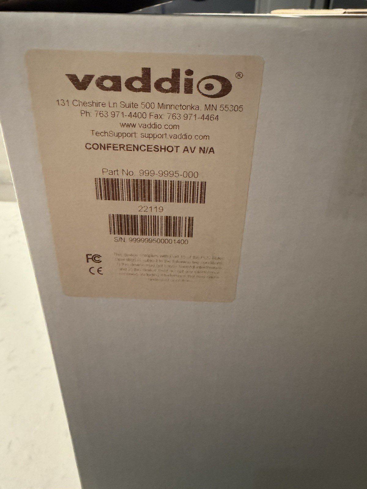 Vaddio ConferenceShot AV N/A Video Conferencing System 999-9995-000