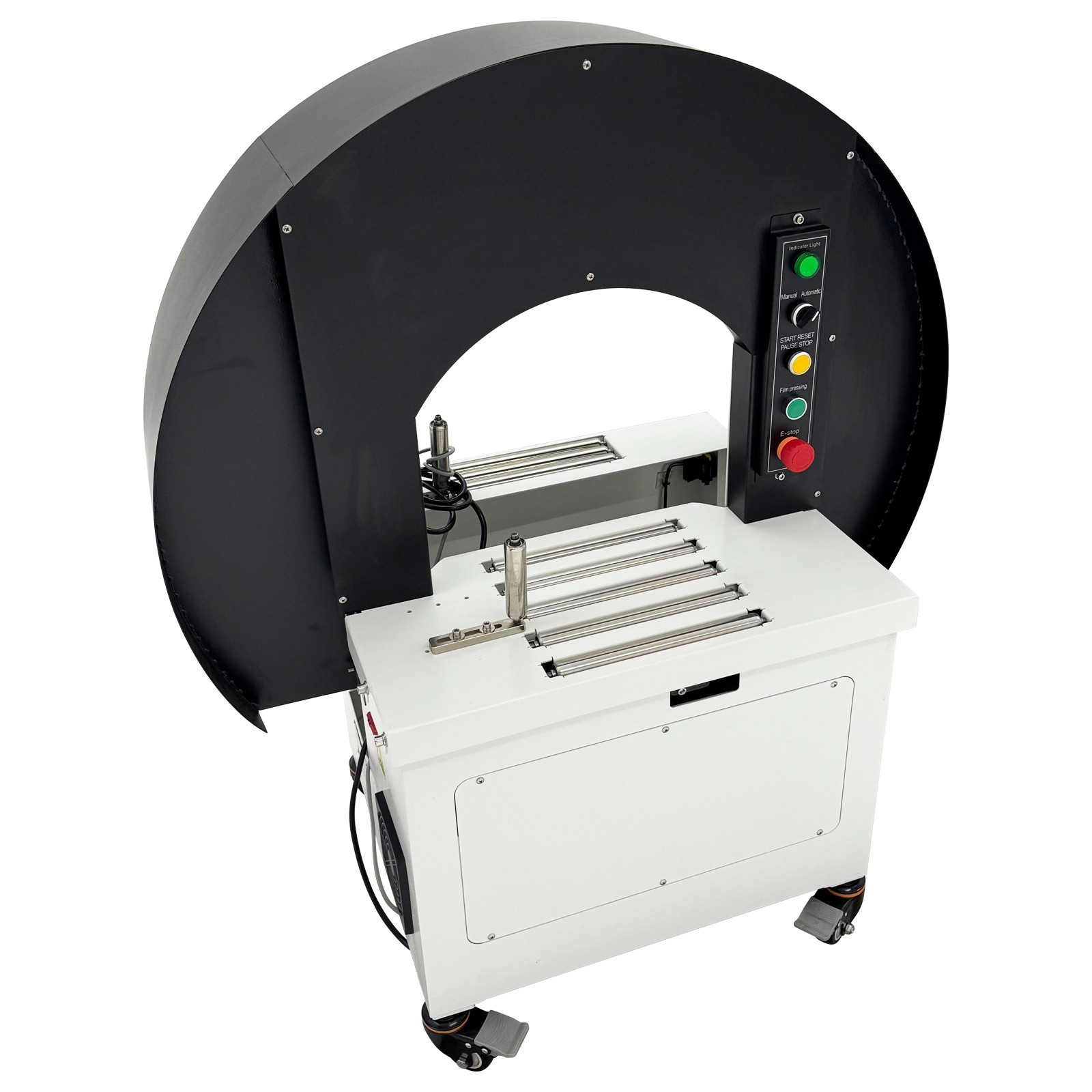 Heavy-Duty 110V Semi-auto Wrapping Machine 350W Semi-automatic Stretch Film Wrap