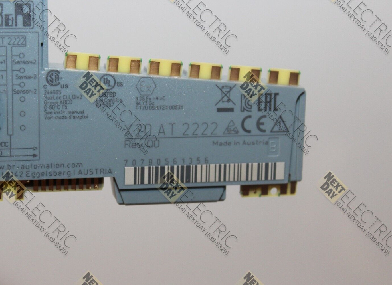 B&R, X20 AT 2222, PT100 PT1000 Resistance Temperature Measurement PLC Card Temp