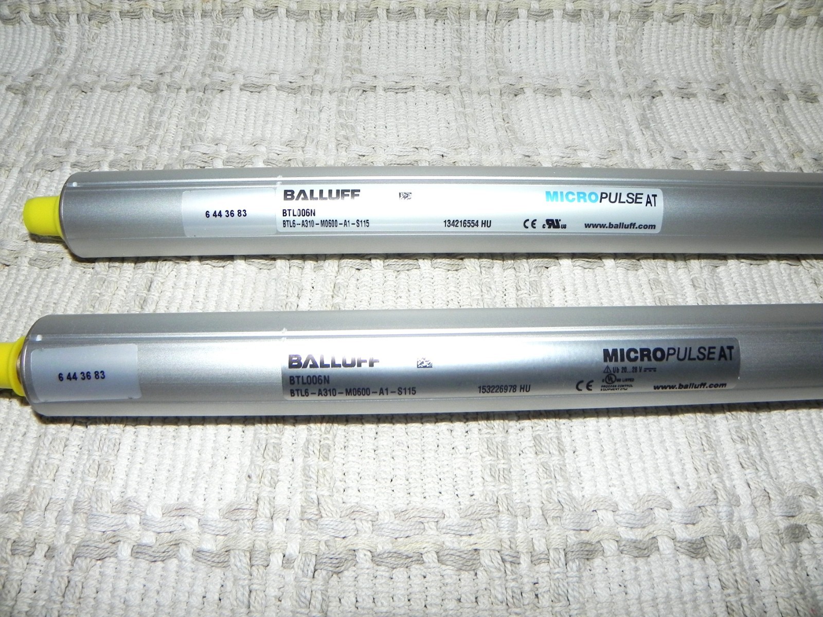 2 Balluff Micro Pulse BTL6-A310-MO600-A11-S115, BTL006N Magnetostrictive linear