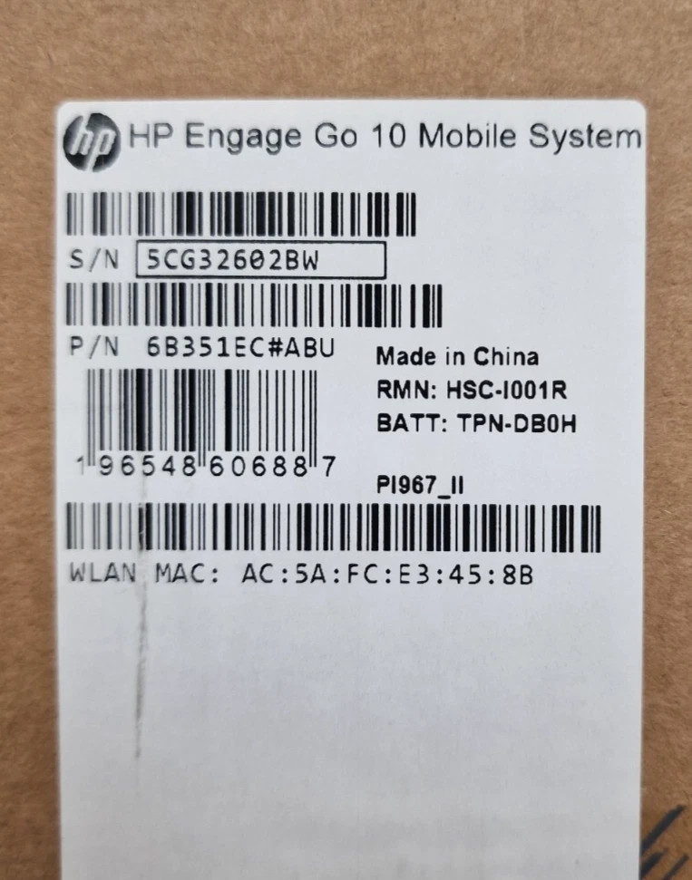 NEW HP Engage One AiO System Rotate/Tilt Stand with Integrated Column Printer