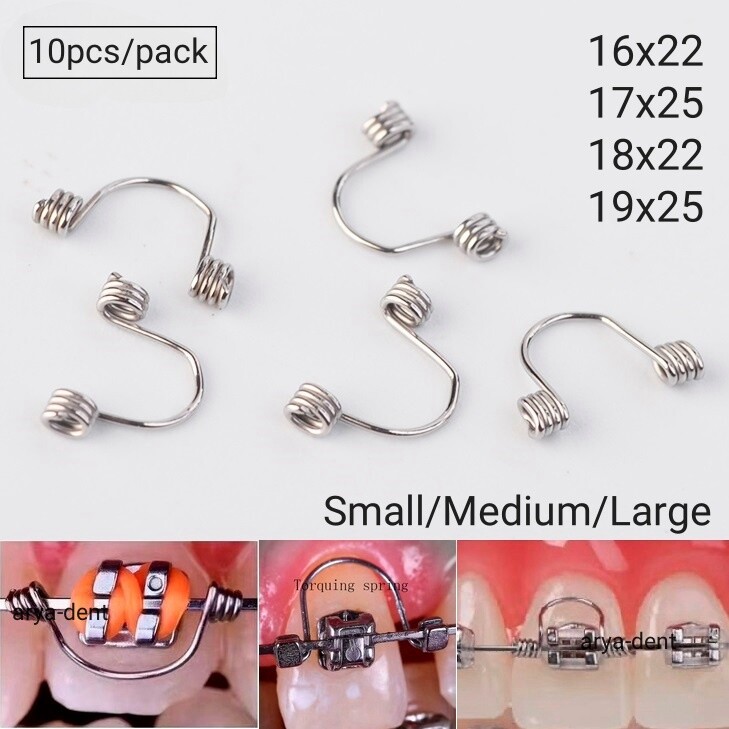 Dental Orthodontic Torquing Spring Single Anterior Teeth Torque Springs Brackets