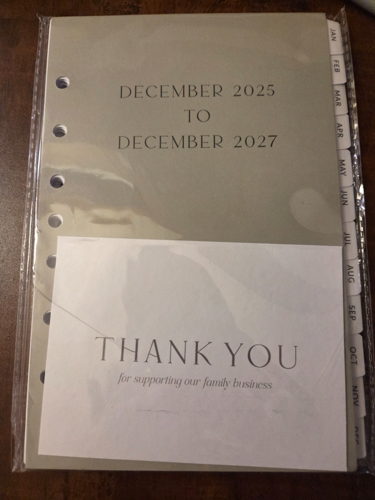 Zicoto Planner Refill Dec 2025-Dec 2027 5.5″x8.3″