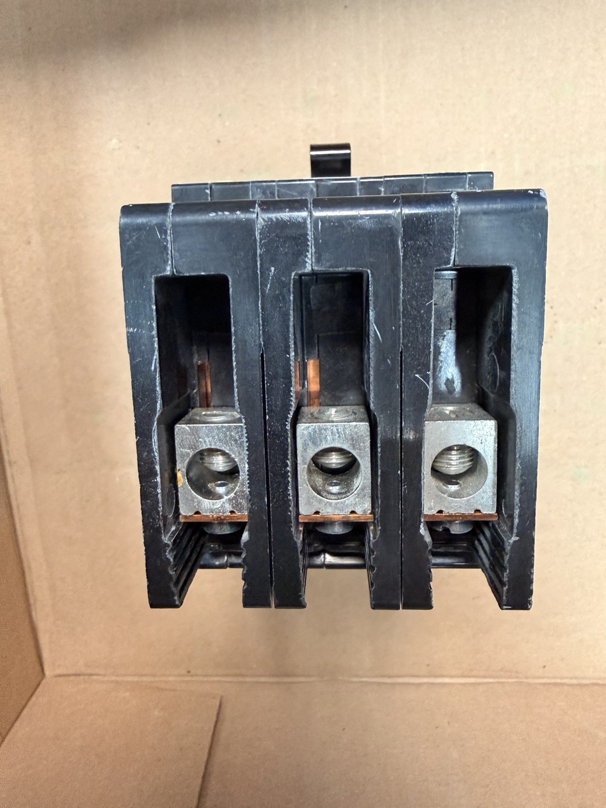 Square D EDB34125 125A 3 pole 480Y/277VAC 25kA bolt on Circuit Breaker