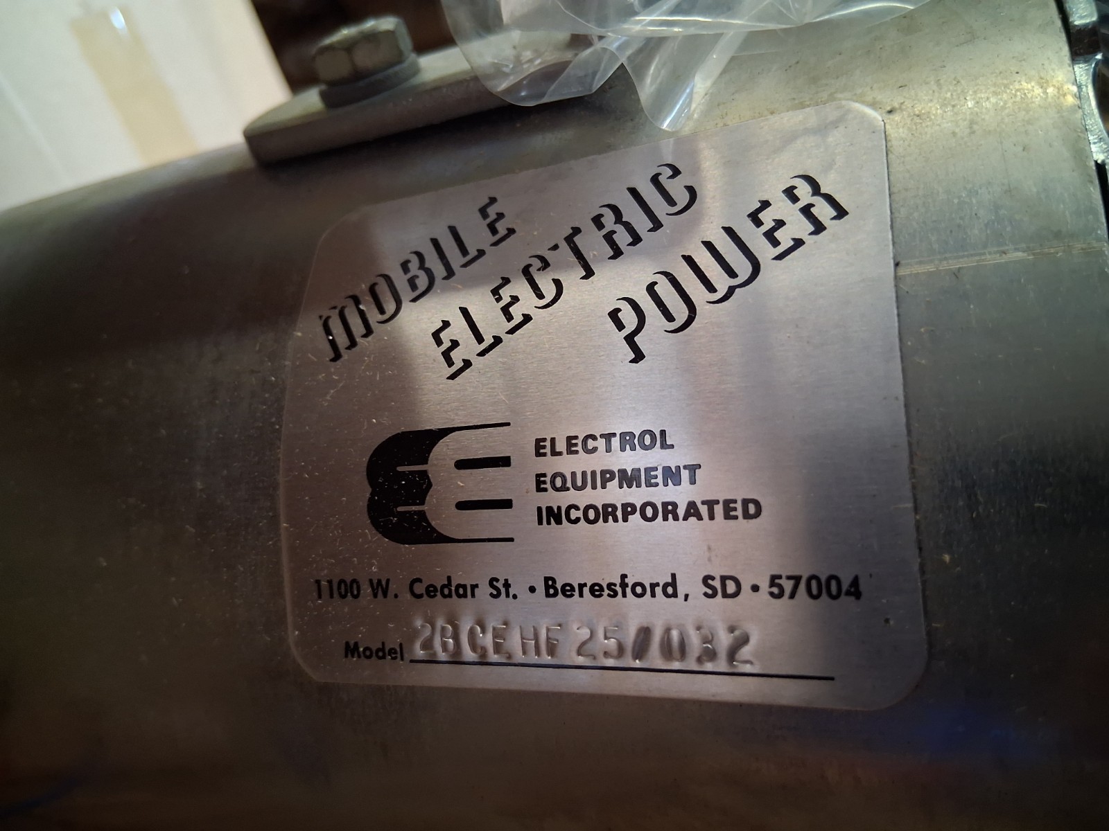 Tendaire Electrol Mobile Electric Power Generator 2BCEHF-25/032 2500W 12V/230V