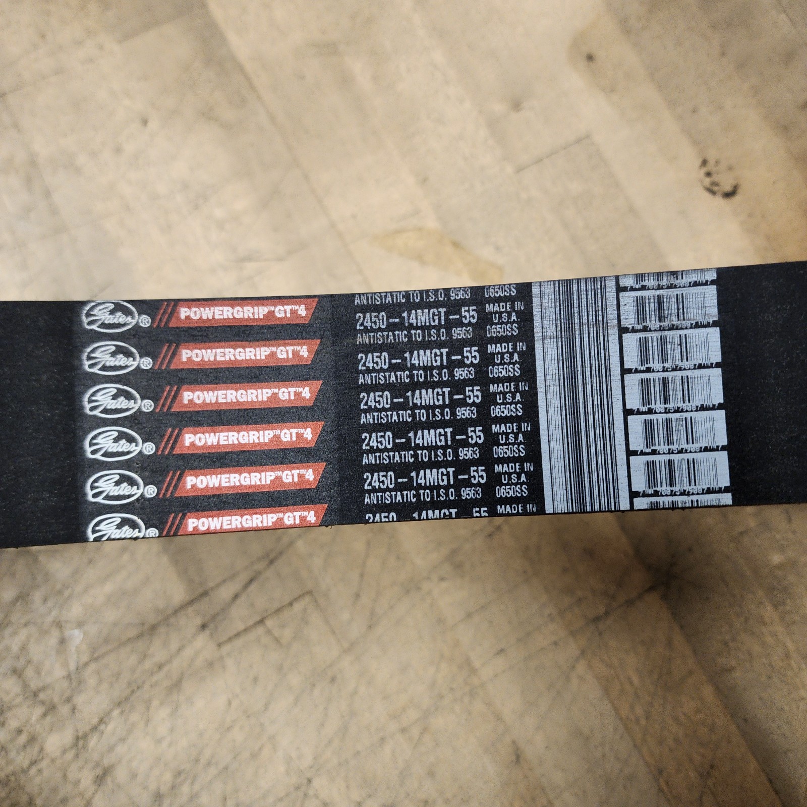GATES POWERGRIP GT4 2450-14MGT-55 BELT