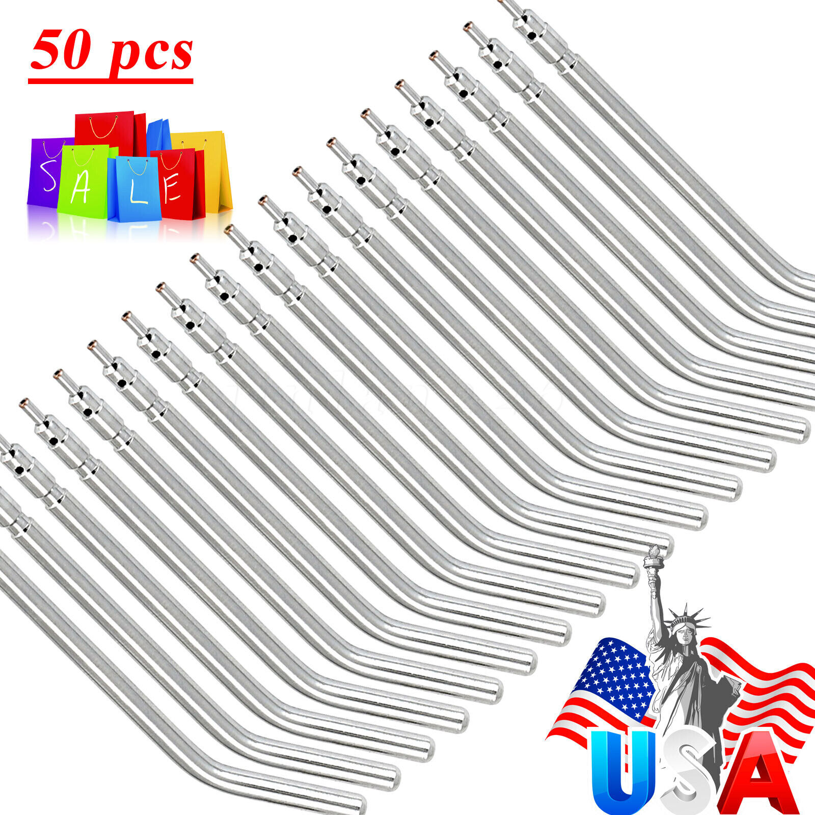 50 pk Syringe Tip Quick Change Autoclavable Air Water Syringe 50PCS