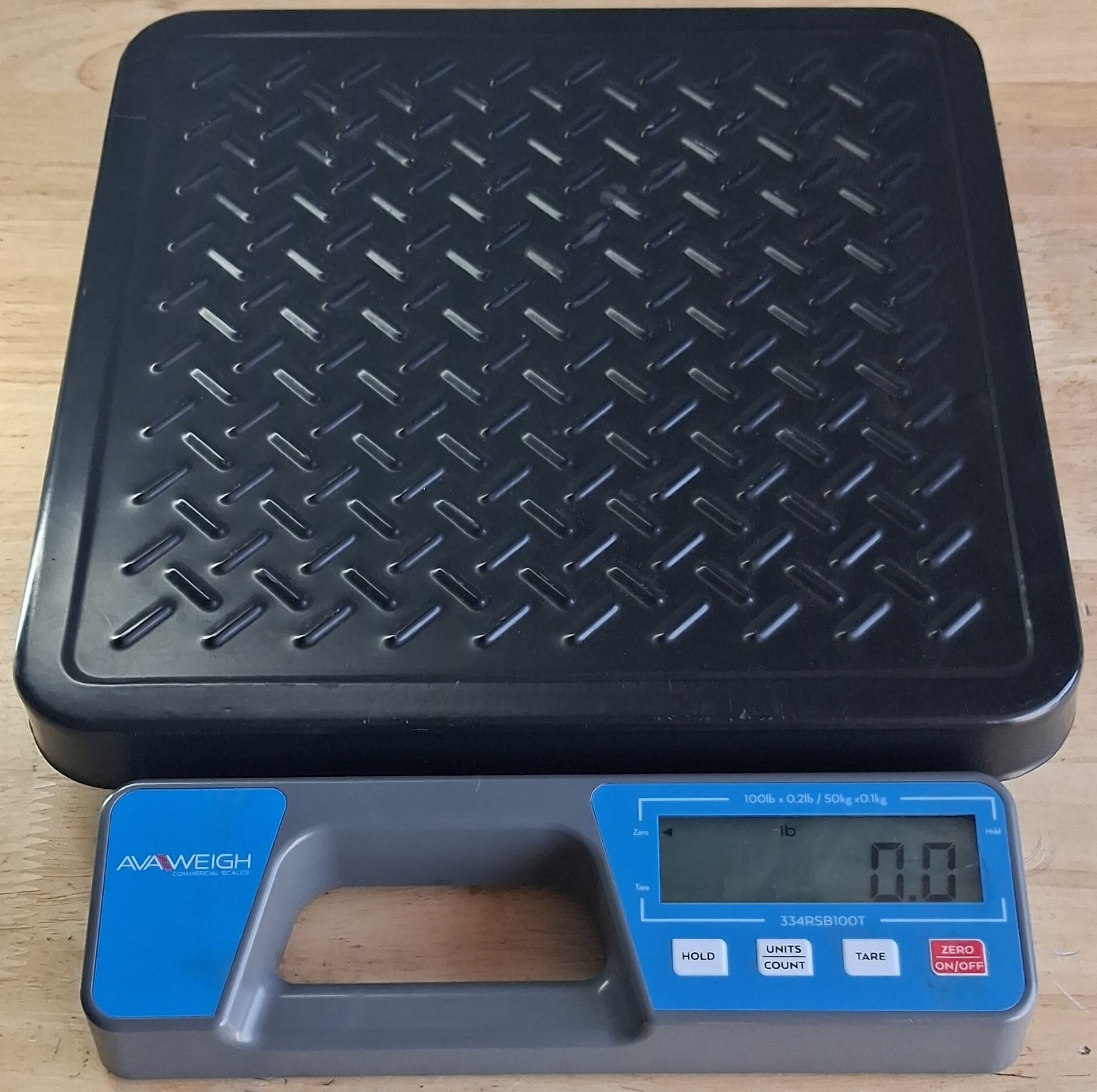 AvaWeigh 334RSB100T Digital Portion Scale 100lb x 0.2lb / 50kg x 0.1kg