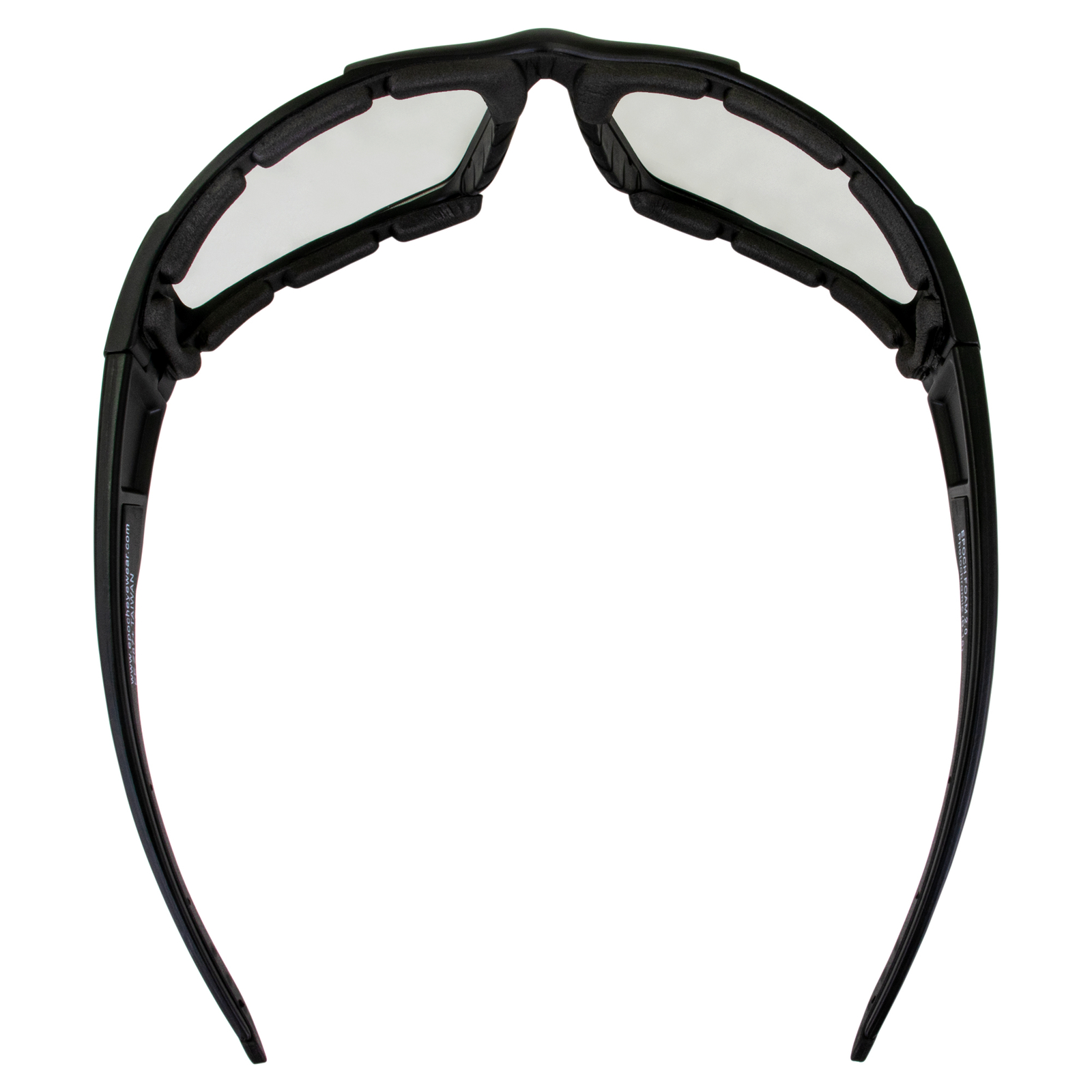 Epoch Eyewear Foam 2 Padded Glasses Black w/ Photochromic Clear to Smoke Lens