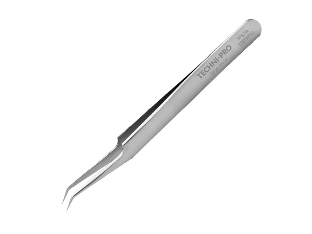 Techni-Pro 758TW202 – High Precision Tweezers, Style 51S,
