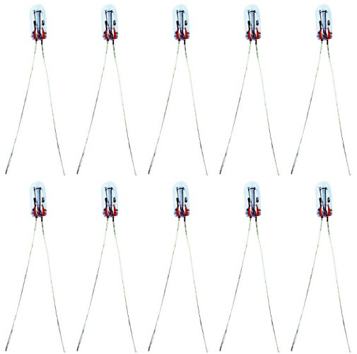 Box of 10 #7219 Lamp Bulb, 12 Volts, 60 mA, 0.72 Watt, T1