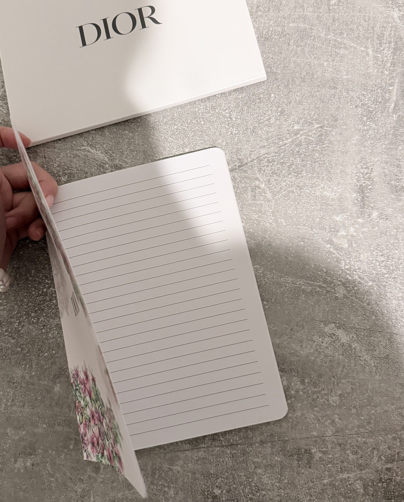 Christian Dior Carnet Floral Notebook Journal New Original Packaging, Ltd Edit.