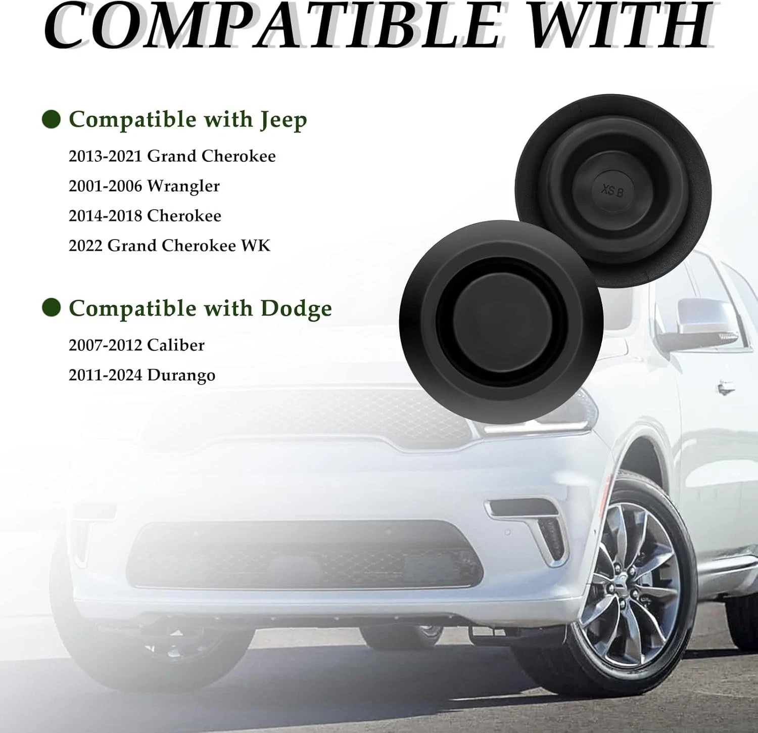4PCS Round Car Floor Drain Plug, Rubber Plugs for Water&Dust Resistant, Professi