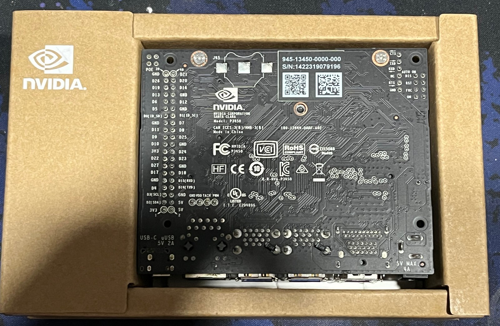 NVIDIA Jetson Nano Developer Kit 4GB ARM Cortex-A57 USB 3.0 HDMI Ethernet SBC