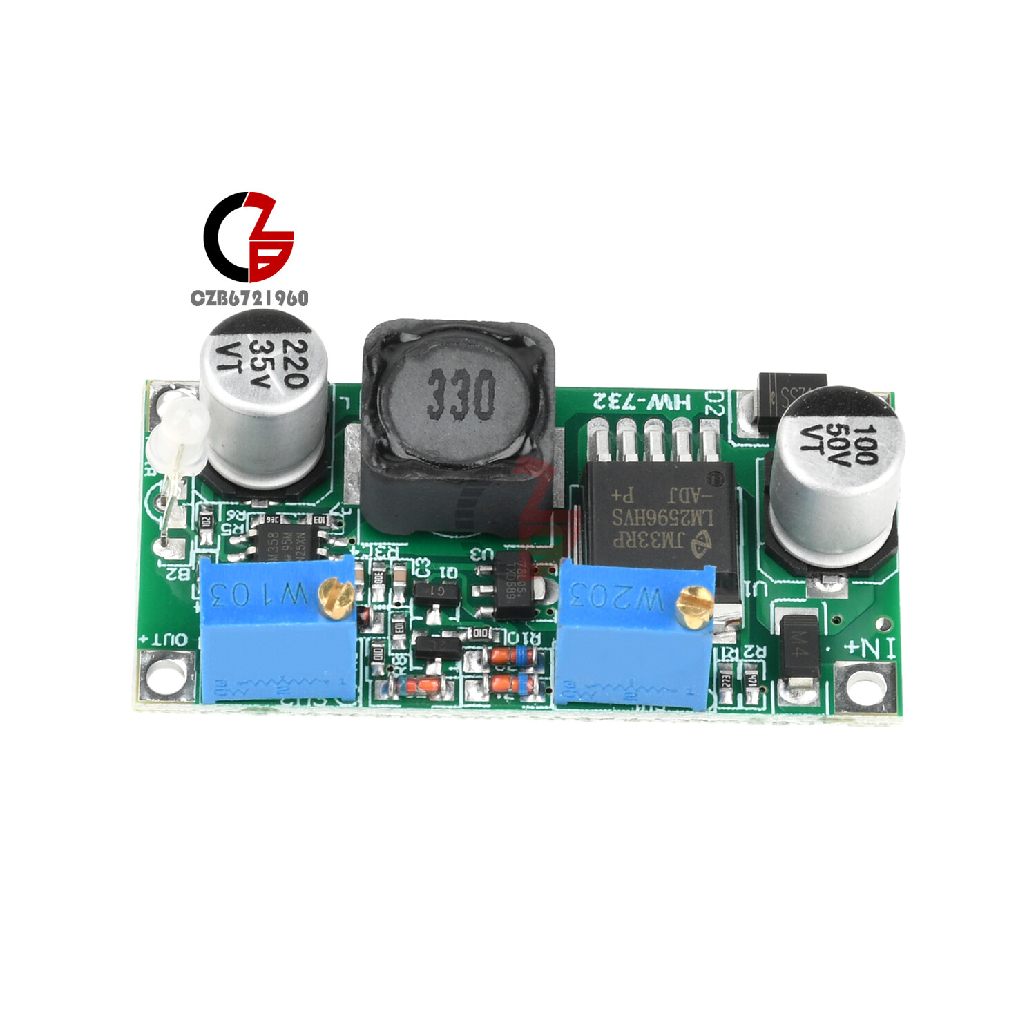 DC/DC LM2596 HV S 3A 60V Buck Constant Current/Voltage CC CV Step-Down Module