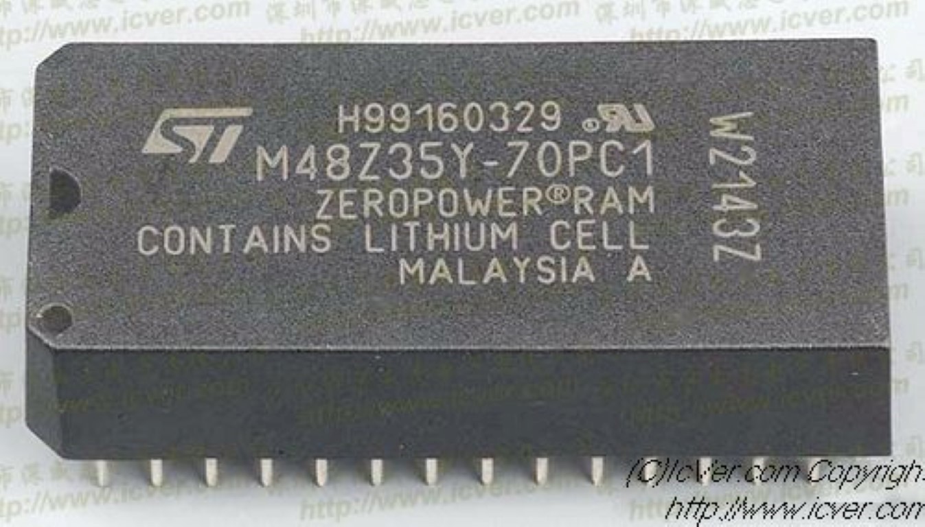 ST M48Z35-70PC1 DIP-28 256 Kbit 32Kb x8 ZEROPOWER SRAM RH
