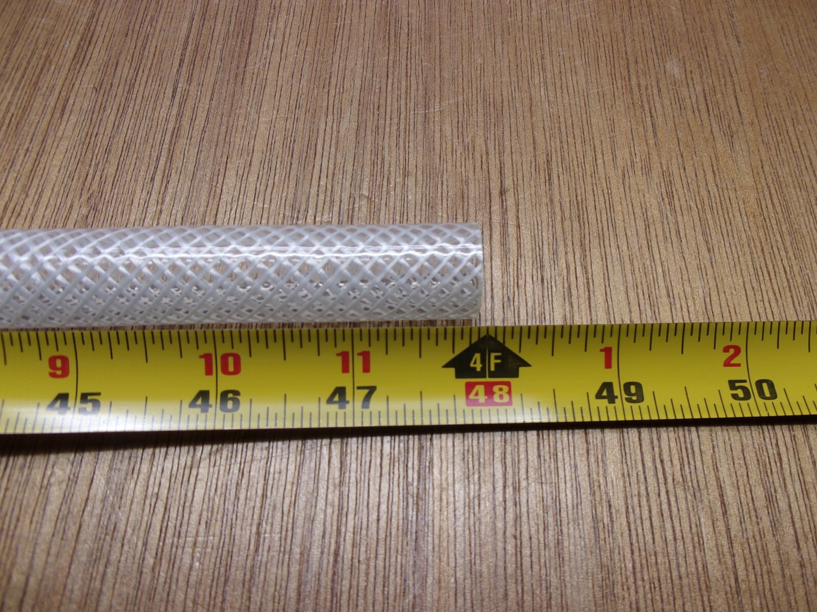 Tygon Versilon TPE Tubing 1/2″ ID X 3/4″OD X 48″ Braided PolyClear 1/8″ Wall USA