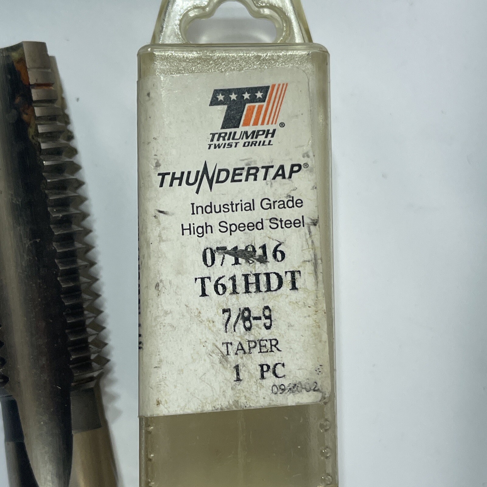 Lot of 4 Besly & Thundertap Assorted Large Taps 2x 7/8″ taper, 3/4″, 1/2″ READ