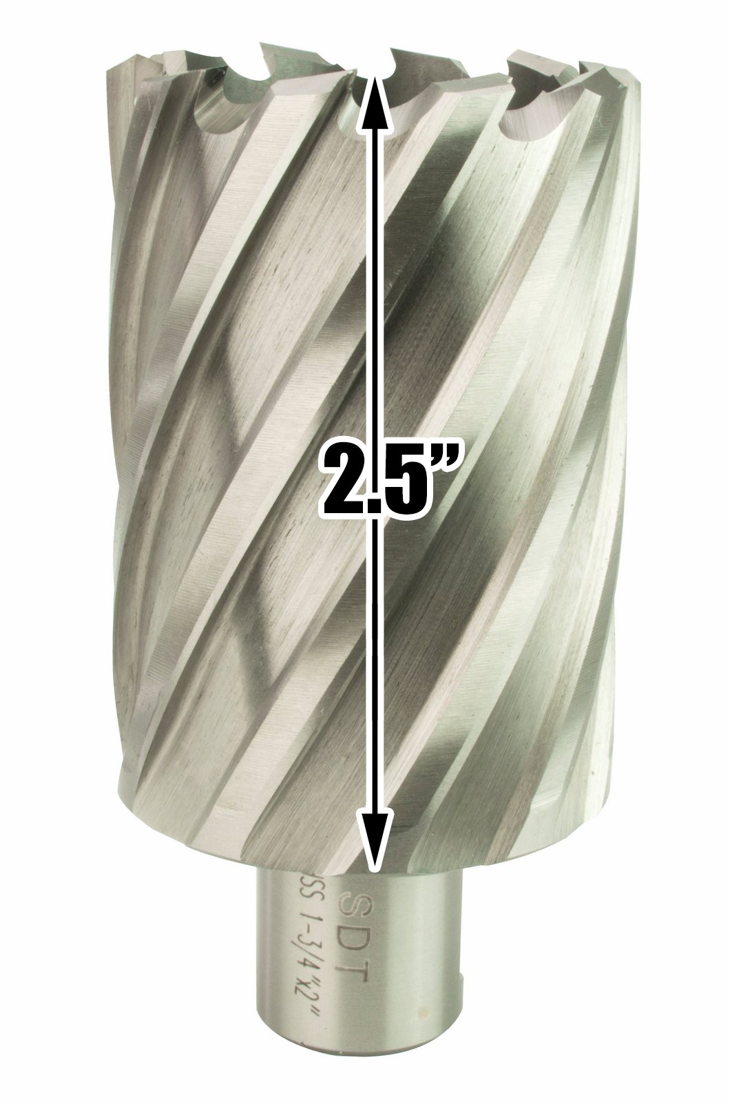 Steel Dragon Tools® 1-3/4″ x 2″ HSS Annular Cutter with 3/4″ Weldon Shank