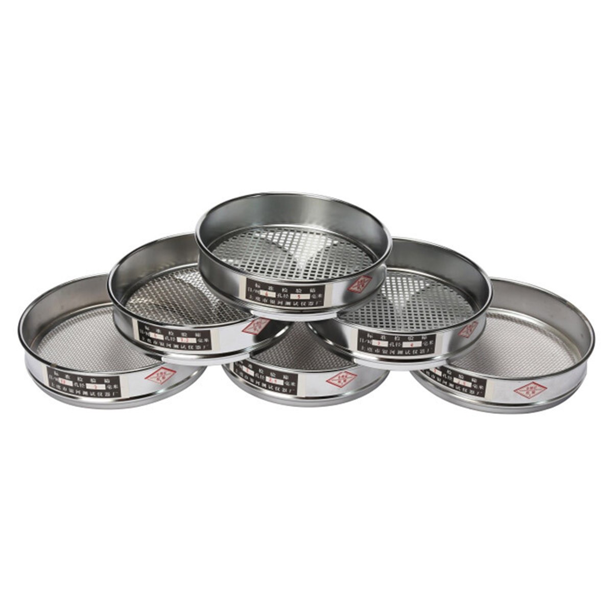 4-1000 Mesh 4.75-0.015mm Aperture Lab Standard Test Sieve Stainless 10/20/30cm