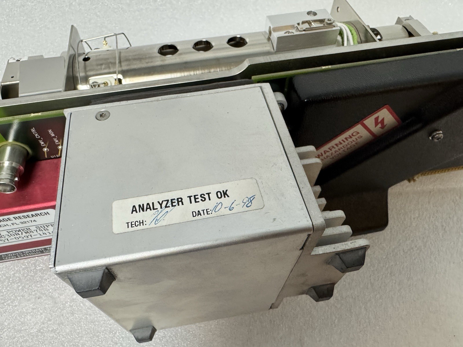 HP Agilent 5973 MSD Analyzer 05971-80103 with G1099-65015 Sideboard PCA